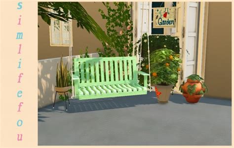 Sims 4 Porch Swing