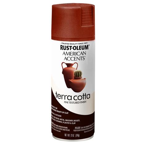 Rust Oleum American Accents 12 Oz Terra Cotta Clay Pot Textured Finish