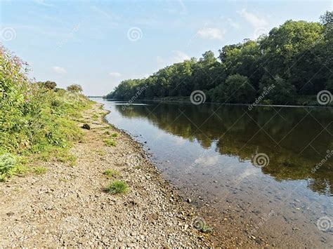 The Clear Waters Of The River Trent At Gunthorpe On A Summer Morning