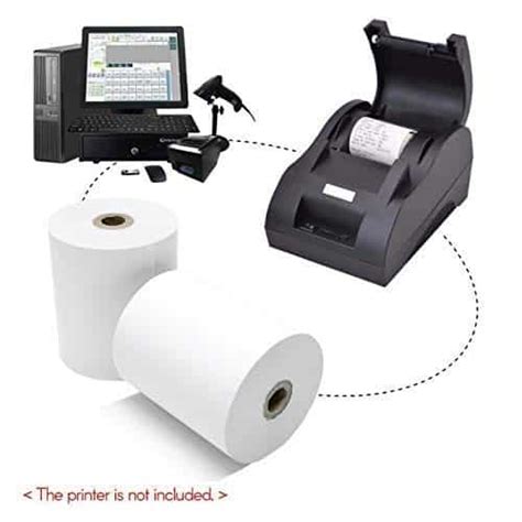 F C Inch Mm X Mtrs Gsm Thermal Receipt Rolls Set Of Rolls