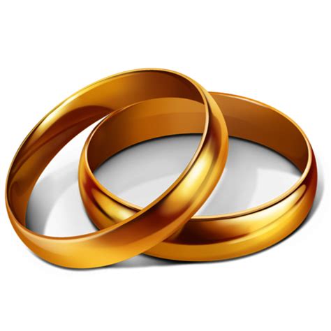 Wedding Golden Rings Png Image