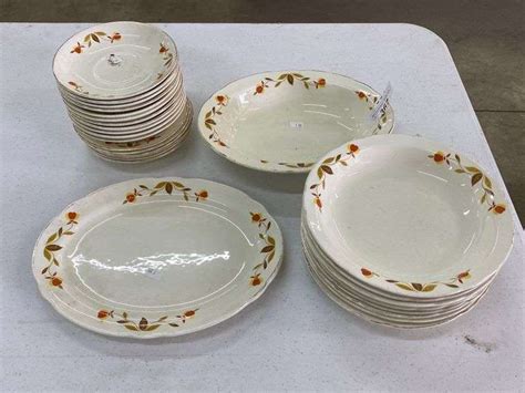 Hall Jewel Tea Bowls And Plates Baer Auctioneers Realty Llc