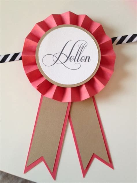 Ribbon Name Tags Craft Ideas Pinterest Diy Ideas And Craft