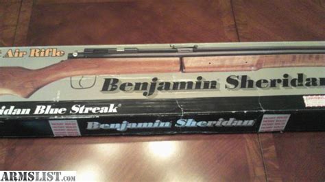 Armslist For Sale Benjamin Sheridan Blue Streak Air Rifle