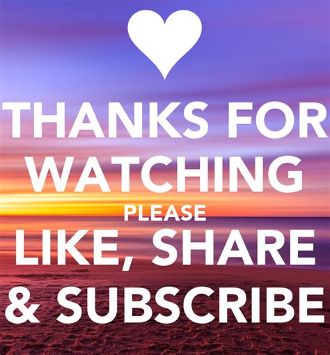 Thanks For Watching Please Like Share And Subscribe Poster Bosemon
