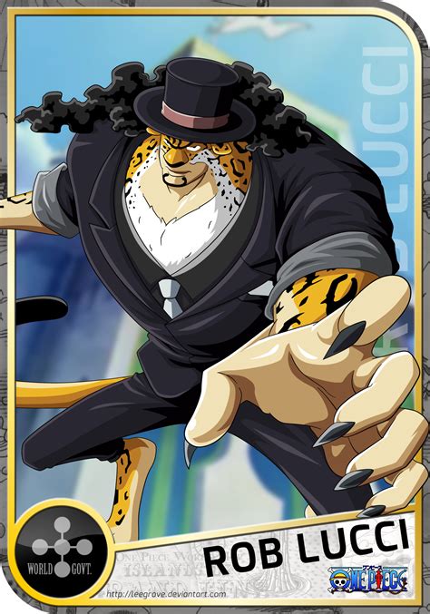Fiche Rob Lucci 2 By Leegrove On Deviantart