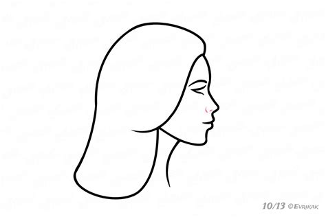 Cómo Dibujar La Cara De Mujer En Perfil Paso A Paso