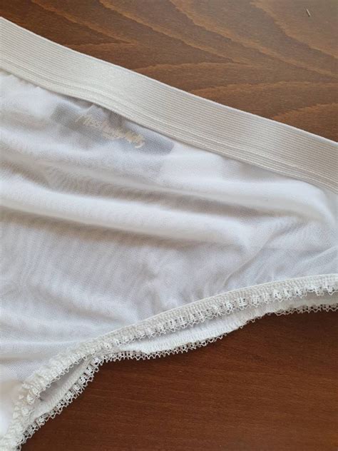 Transparent Lingerie Set See Through Panty Sheer White Etsy UK