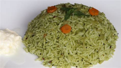 Spinach Rice Spinach Rice Indian Spinach Recipe Palak Rice Palak