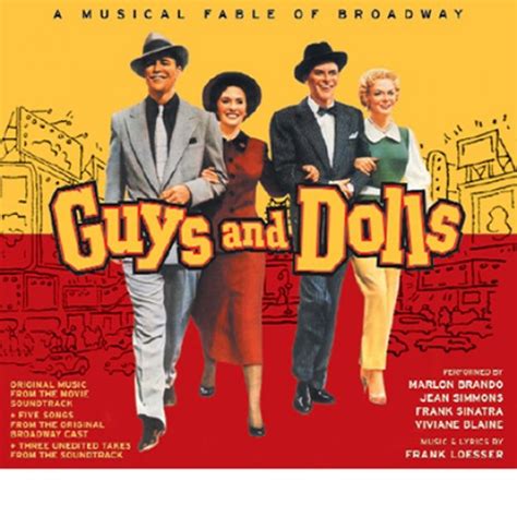 Frank Loesser Guys And Dolls A Musical Fable Of Broadway Original