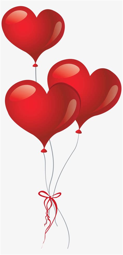 Download Heart Balloons Png Clipart Picture Clipart Heart Transparent Png Download Seekpng