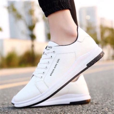 D006 Mens Shoes White Rubber Shopee Philippines
