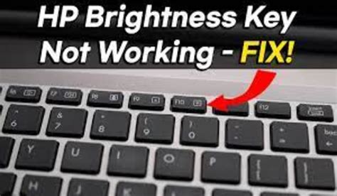 Fix The Brightness Function Key Not Working In Windows 1110