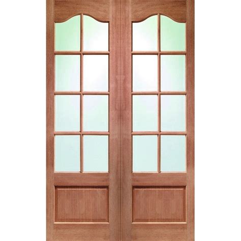 The arched panel double door is a door in build mode. Glass Panel Double Door Hpd172 - Glass Panel Doors - Al ...