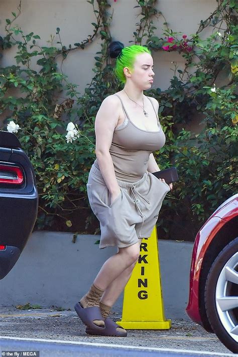 Billie Eilish Is Pictured Without Trademark Baggy Clothes As She Steps Out In Casual Attire In
