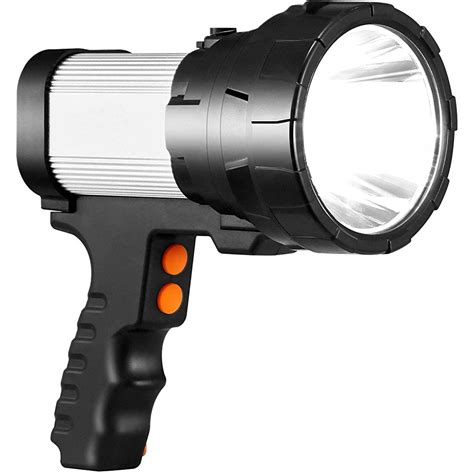 YBQZ Lampe Torche LED Ultra Puissante Lampe de Poche Étanche IPX4 15000