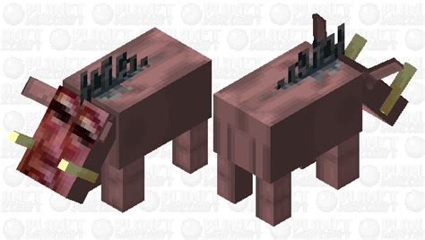 Kamusama Hoglin Minecraft Mob Skin