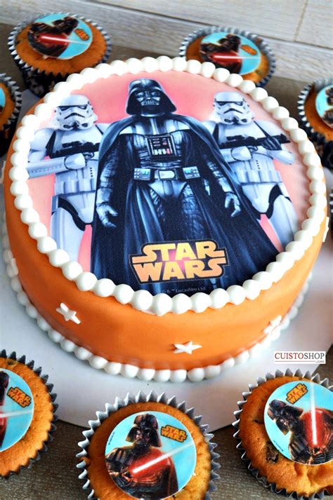 Célébrer tu dois, à télécharger et imprimer . Gâteau Star Wars