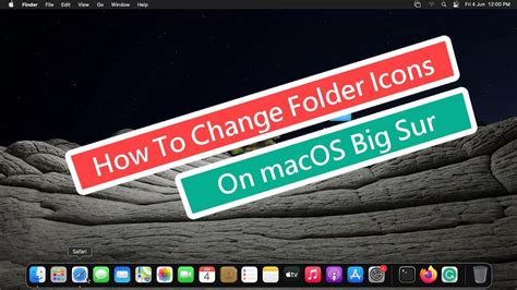 How To Change Folder Icons On Macos Big Sur Youtube