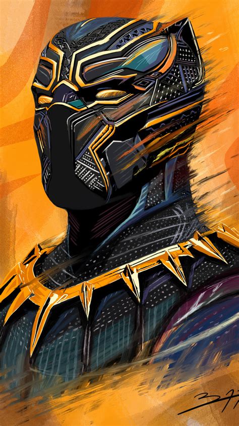 750x1334 The Black Panther Iphone 6 Iphone 6s Iphone 7 Hd 4k