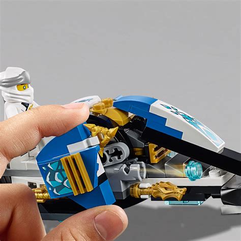 70667 Lego Ninjago Kais Blade Cycle And Zanes Snowmobile 376 Pieces Age