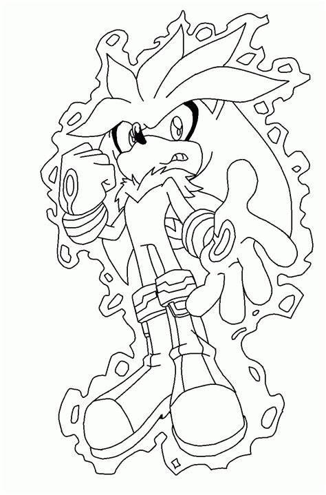 Https://tommynaija.com/coloring Page/silver Sonic Coloring Pages