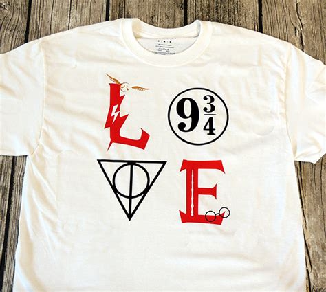Cute harry potter shirt ideas. DIY Shirts for Disney and Harry Potter | Crafting in the Rain