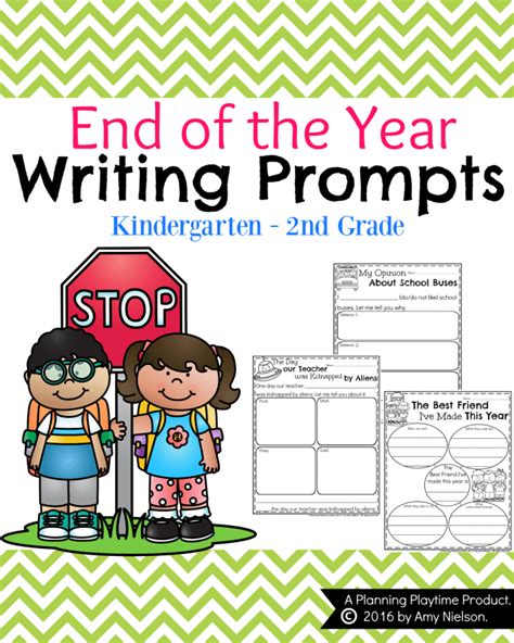End Of The Year Writing Prompts Planning Playtime
