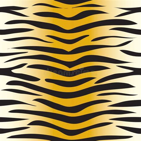 Seamless Tiger Skin Stock Vector Illustration Of Design