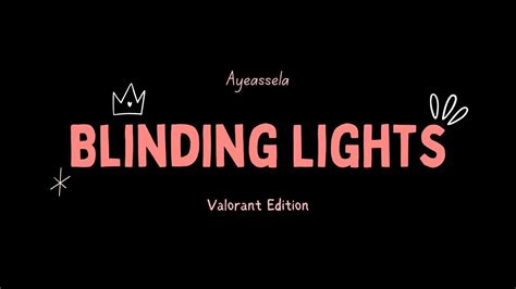 Blinding Lights Youtube