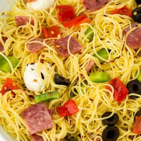 Italian Angel Hair Salad The Best Video Recipes For All