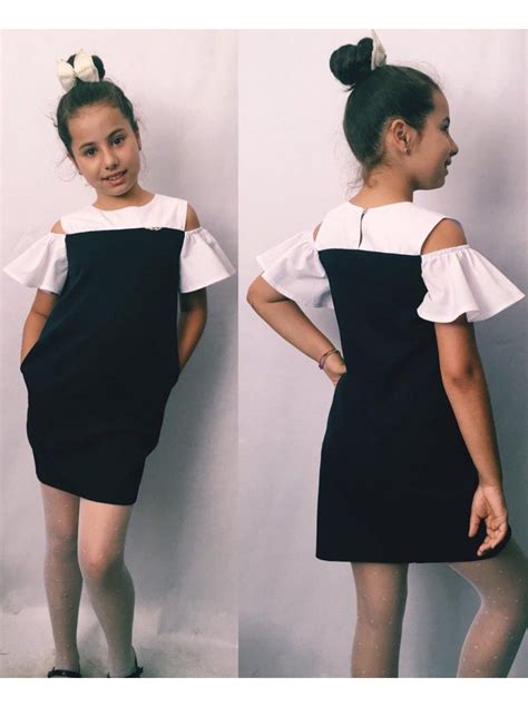 Красиве шкільне плаття для дівчинки Школьная одежда для девочек