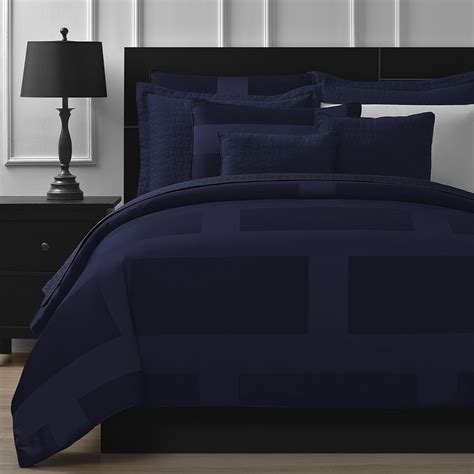 Comfy Bedding 1022 Comforter Set Cal King 5 Piece Navy Blue Amazon