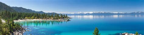 Panorama of Lake Tahoe - Lake - Nature - Categories - Canvas Prints | Wonder Wall