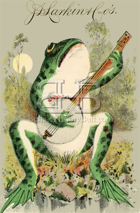 Buffalo History Buff — Larkin Frog Playing The Banjo