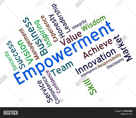 Empowerment Words Image And Photo Free Trial Bigstock