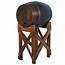 Antique Oak Wine Barrel On Stand From France Circa 1900 At 1stdibs