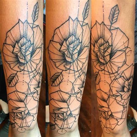 50 Geometric Flower Tattoo Ideas 2024 Inspiration Guide