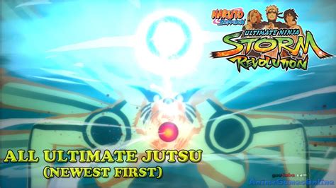 Naruto Storm Revolution All Ultimate Jutsu Youtube