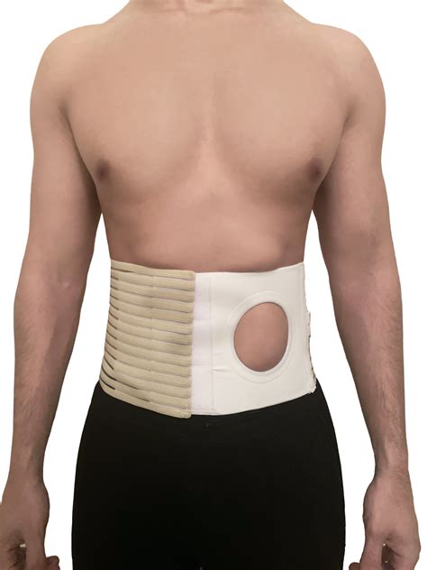 Abdominal Hernia Belt Ostomy Supplies With Ring Hole For Post