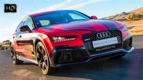 The rs7 is the ne plus ultra member of a but that comparo occurred a long time ago in car years—more than two!—and audi has since updated the model for 2016, mostly with. 2016 Audi RS7 Robby Piloted Driving Concept Test Drive on ...