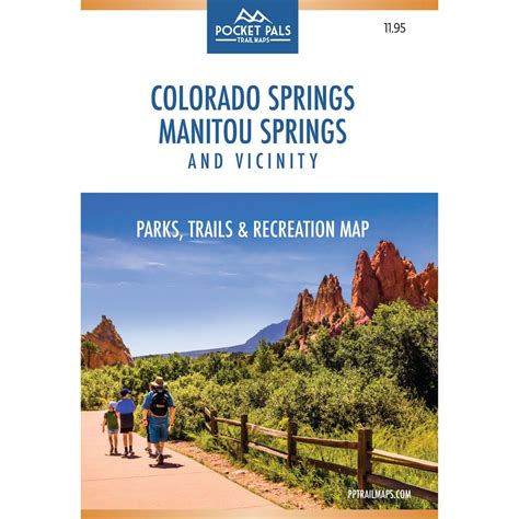 Trails, Parks And Recreation Map For Colorado Springs, Manitou Springs