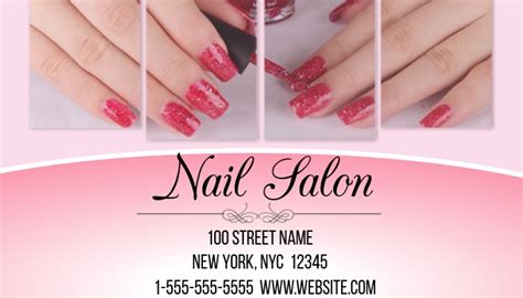 Buy , wa nail salon gift cards online. Nail Salon Business Card Template | PosterMyWall