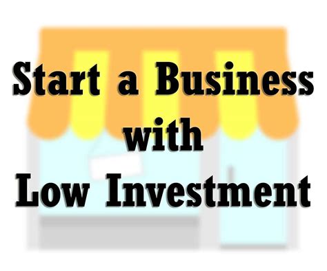 How To Start A Business With Low Investment Startwithhow