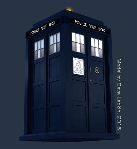 11th 12th Doctors Tardis Exterior Cg Model By Vortexvisuals On