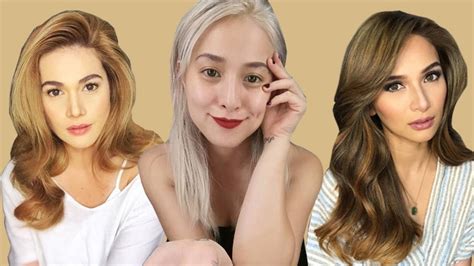 Seven Flattering Shades Of Blonde For Pinays Pepph
