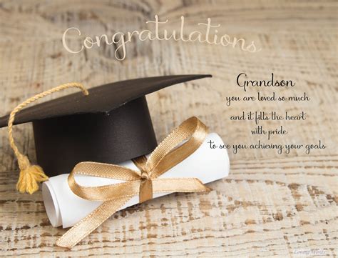 Grandson Graduation Greeting Cards By Loving Words