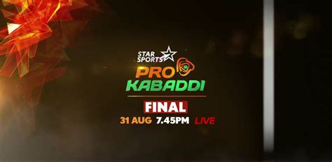 Pro Kabaddi League Finale Live On Star Sports 2 Channel