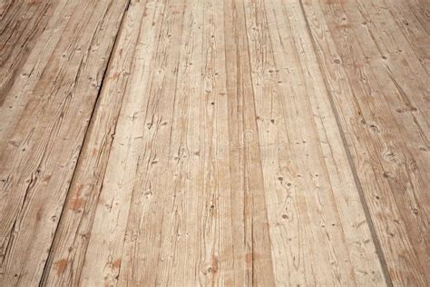Old Brown Wooden Floor Perspective Background Texture Stock Photo