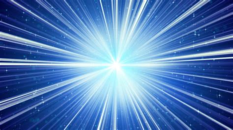 Free Download Blue Shining Light Rays And Stars Loopable Background 4k